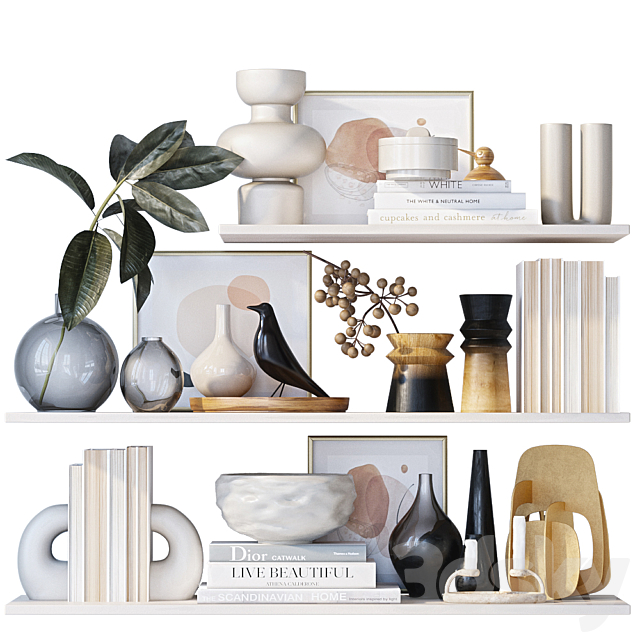 Decoration set 3D model