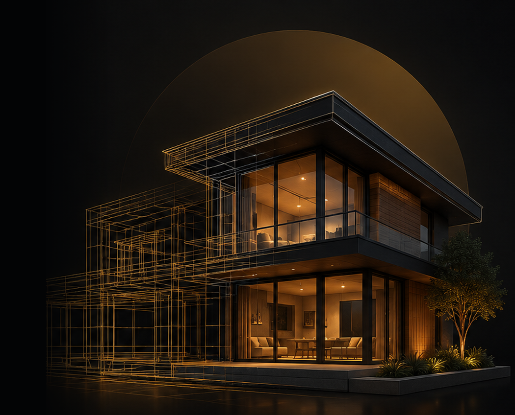 3D architectural visualization created with Master Studio